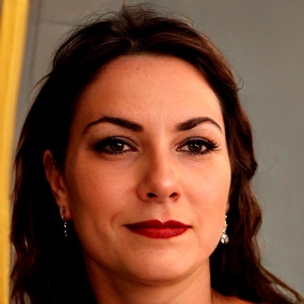 Zufriedene Teilnehmerin